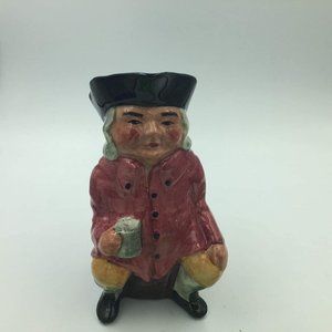 ARTONE England Porcelain Toby Character Jug Creamer Pitcher 5 1/2" COACHMAN